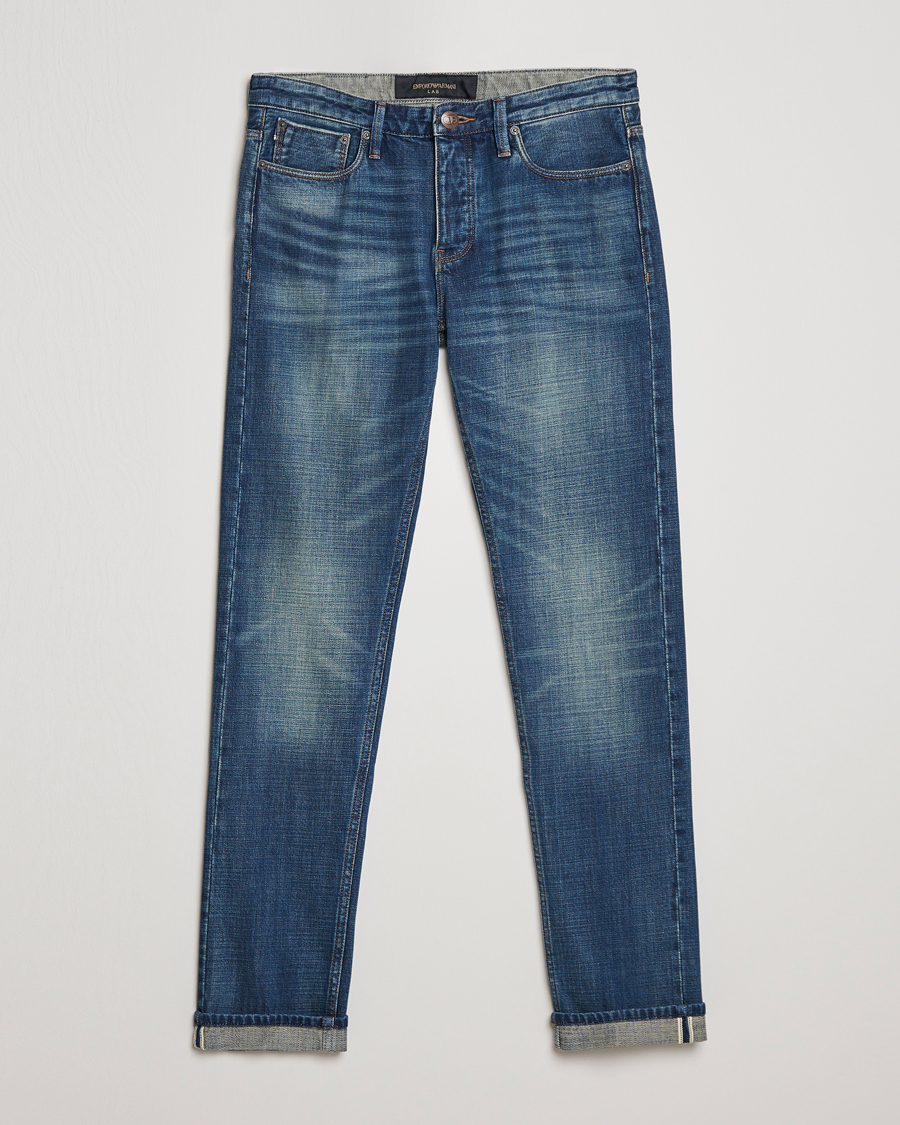 Herre | Jeans | Emporio Armani | Slim Fit Jeans Vintage Blue