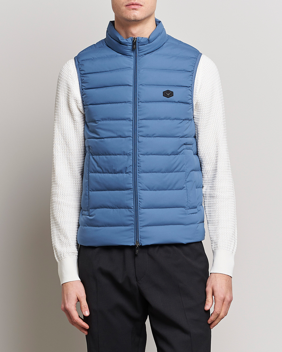 Herre | Moderne jakker | Emporio Armani | Light Vest Blue