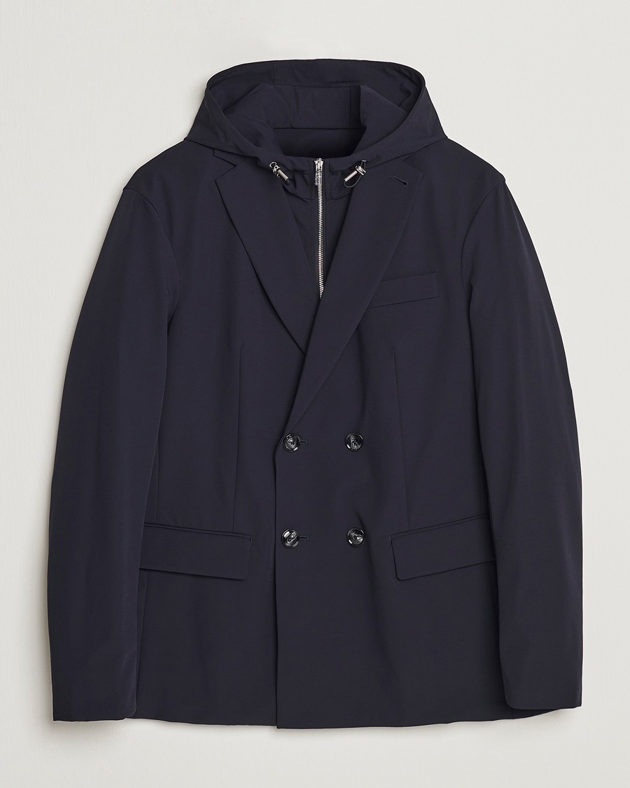Herre | Dressjakker | Emporio Armani | Techincal Nylon Jacket Navy