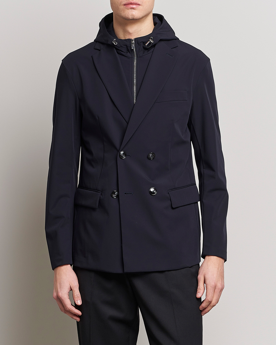Herre | Dressjakker | Emporio Armani | Techincal Nylon Jacket Navy