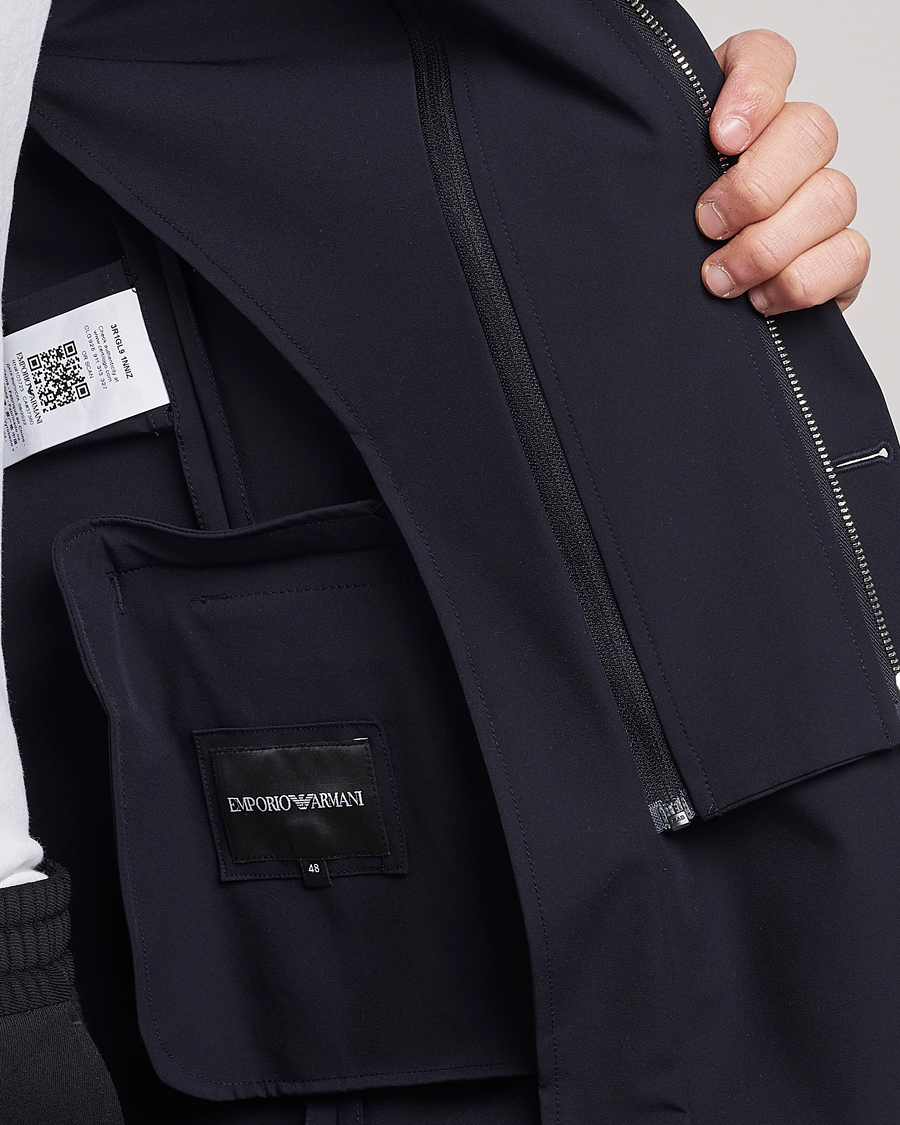 Herre | Dressjakker | Emporio Armani | Techincal Nylon Jacket Navy