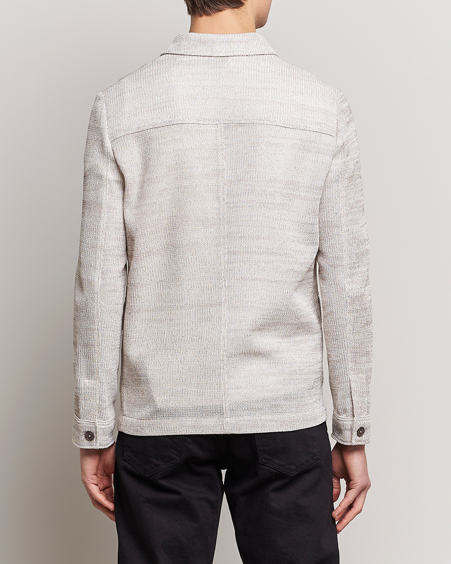 Herre | Dressjakker | Emporio Armani | Cotton Knitted Jacket Sand