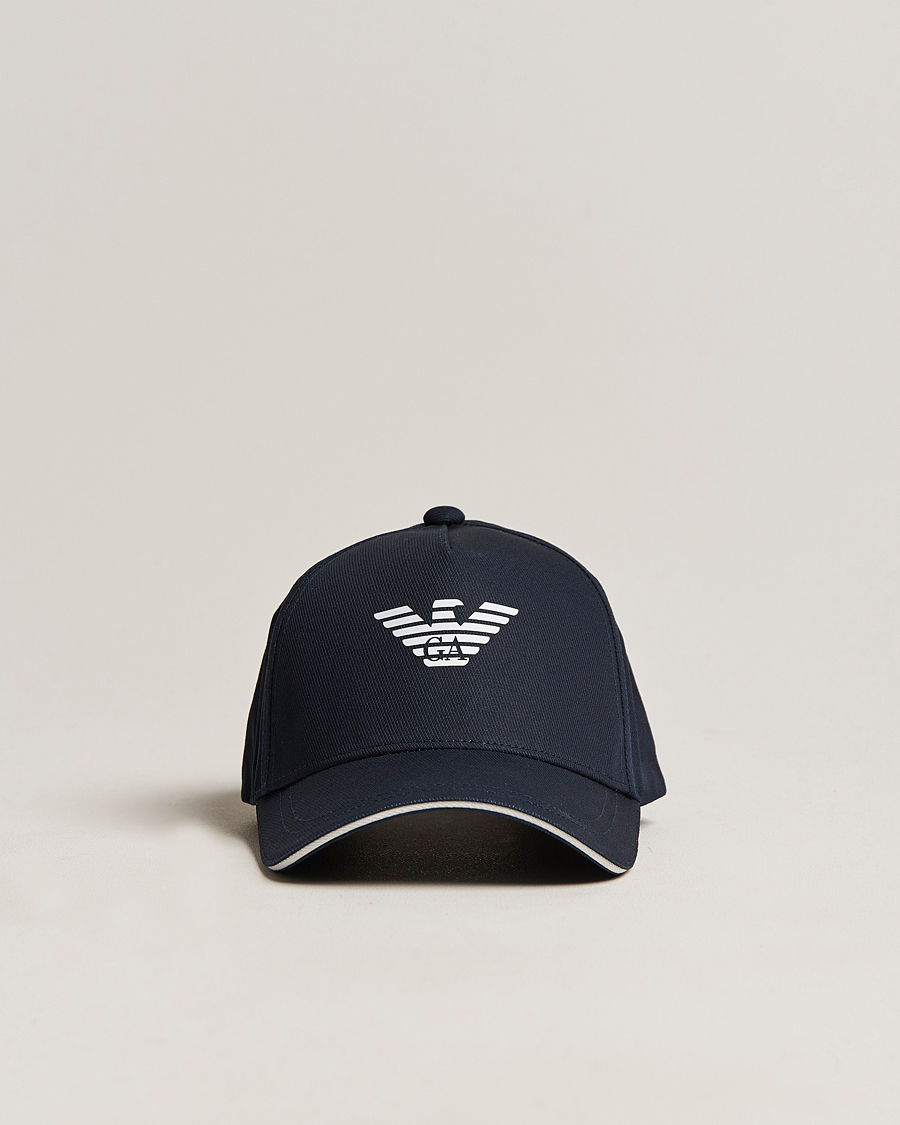 Herre | Emporio Armani Cotton Cap Navy | Emporio Armani | Cotton Cap Navy