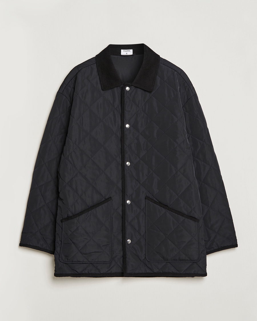 Herre | Jakker | Filippa K | Reversible Quilted Jacket Black