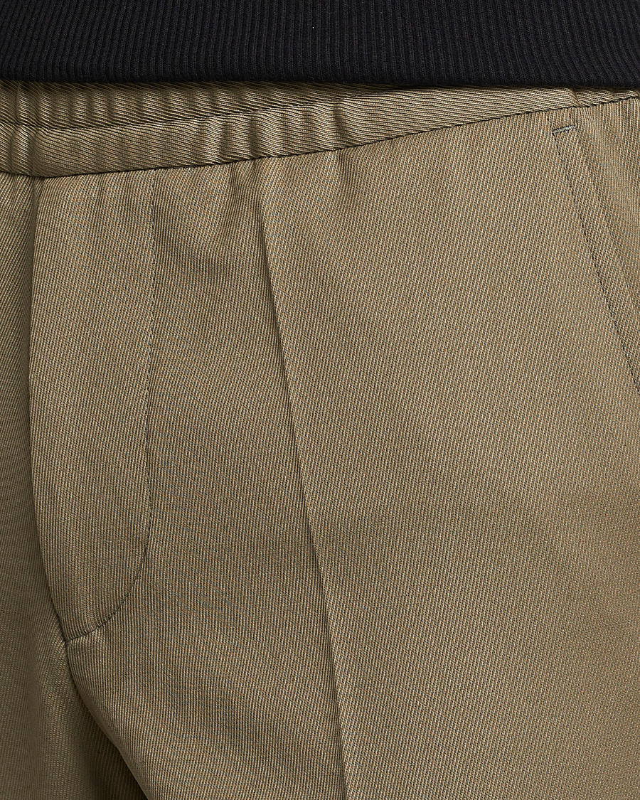 Herre | Bukser | Filippa K | Terry Cropped Trousers Khaki