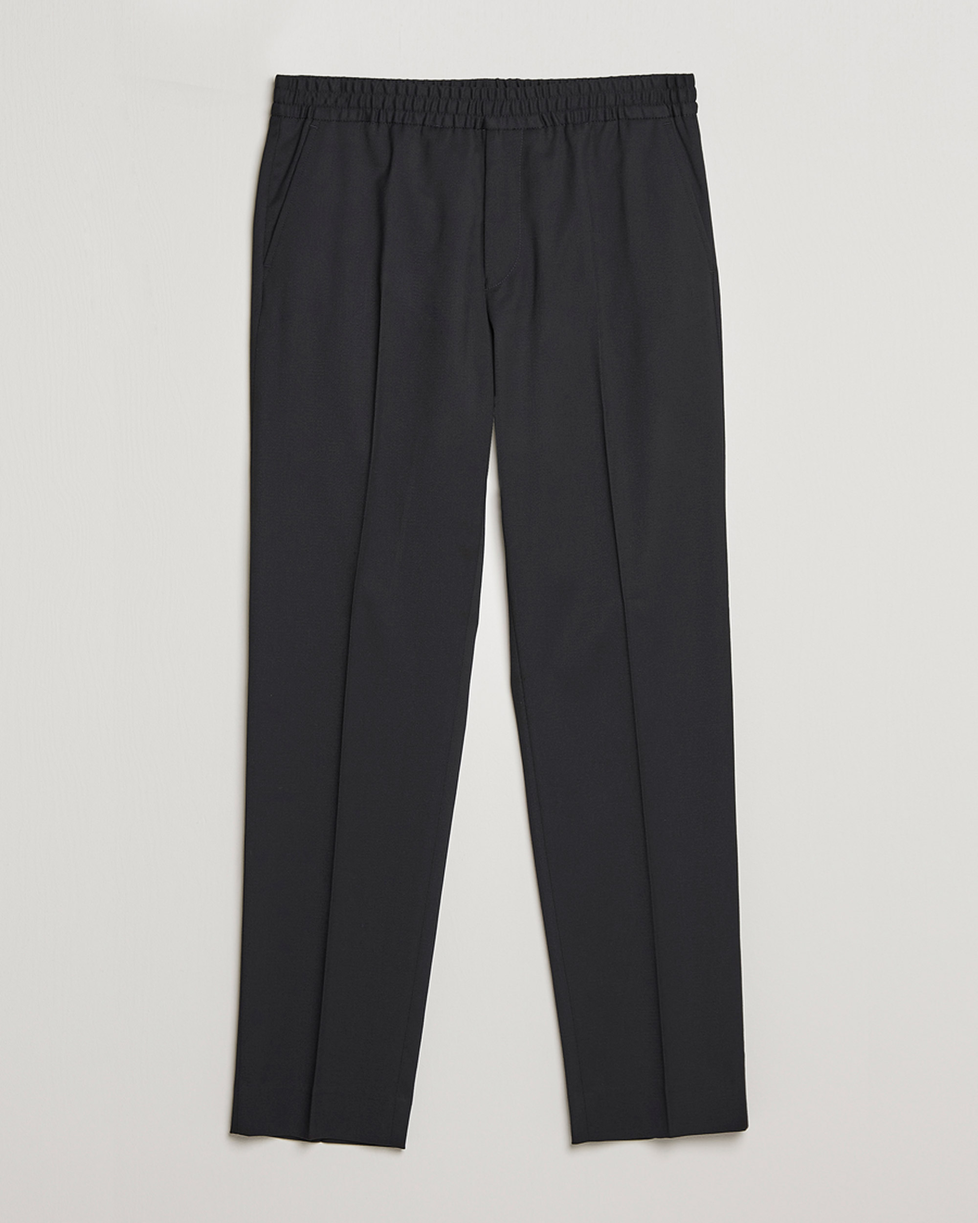 Herre | Bukser | Filippa K | Relaxed Terry Wool Trousers Black