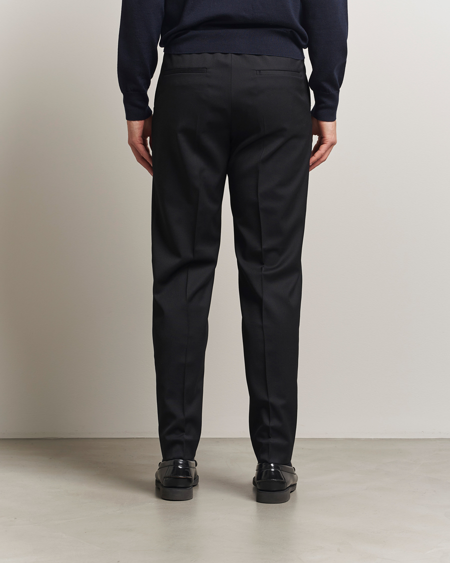 Herre | Bukser | Filippa K | Theo Relaxed Wool Trousers Black