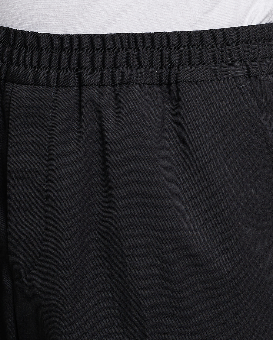 Herre | Bukser | Filippa K | Relaxed Terry Wool Trousers Black