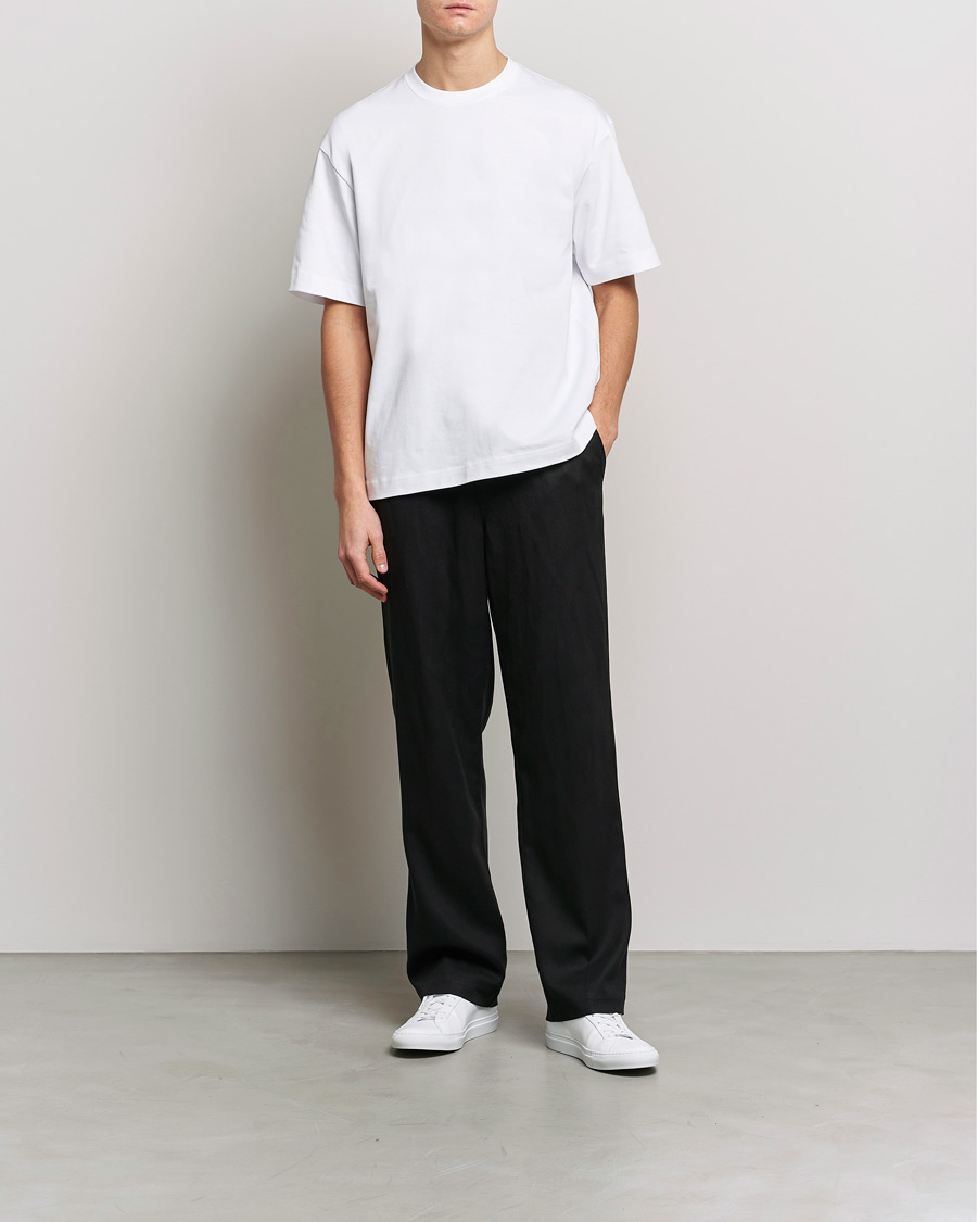 Herre | T-Shirts | Filippa K | Heavy Cotton Crew Neck T-Shirt White