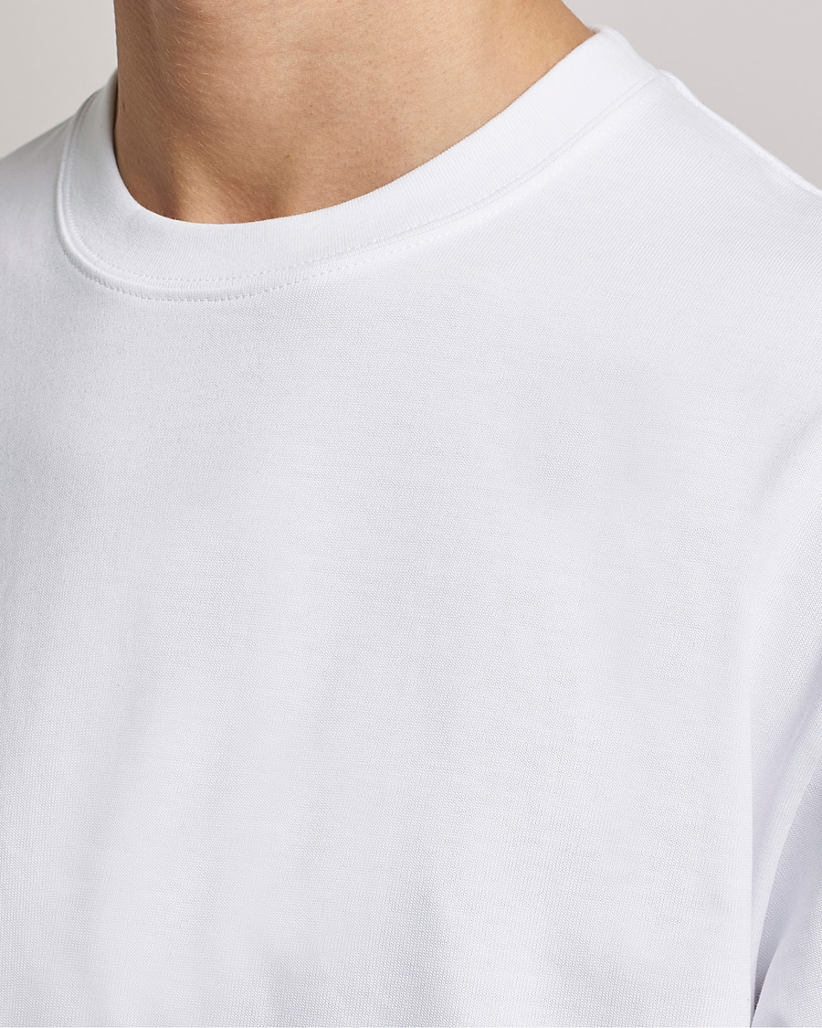 Herre | T-Shirts | Filippa K | Heavy Cotton Crew Neck T-Shirt White