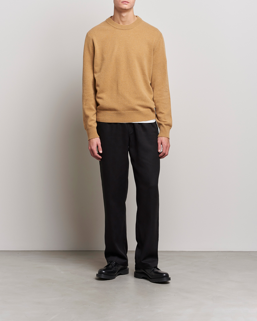 Herre | Gensere | Filippa K | Relaxed Wool Sweater Butterscotch