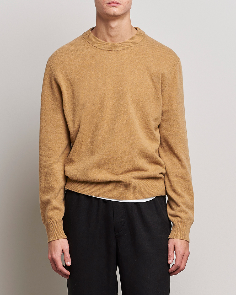Herre | Gensere | Filippa K | Relaxed Wool Sweater Butterscotch