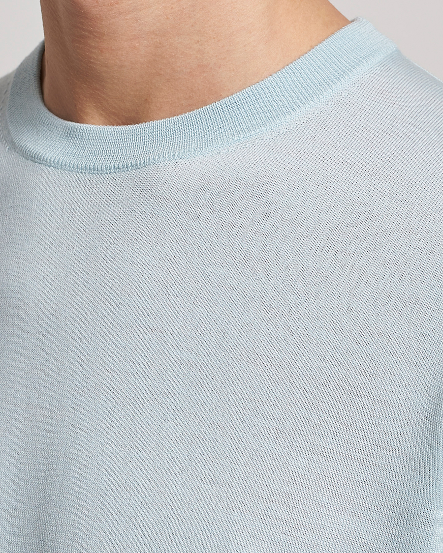 Herre | Gensere | Filippa K | Merino Sweater Aqua