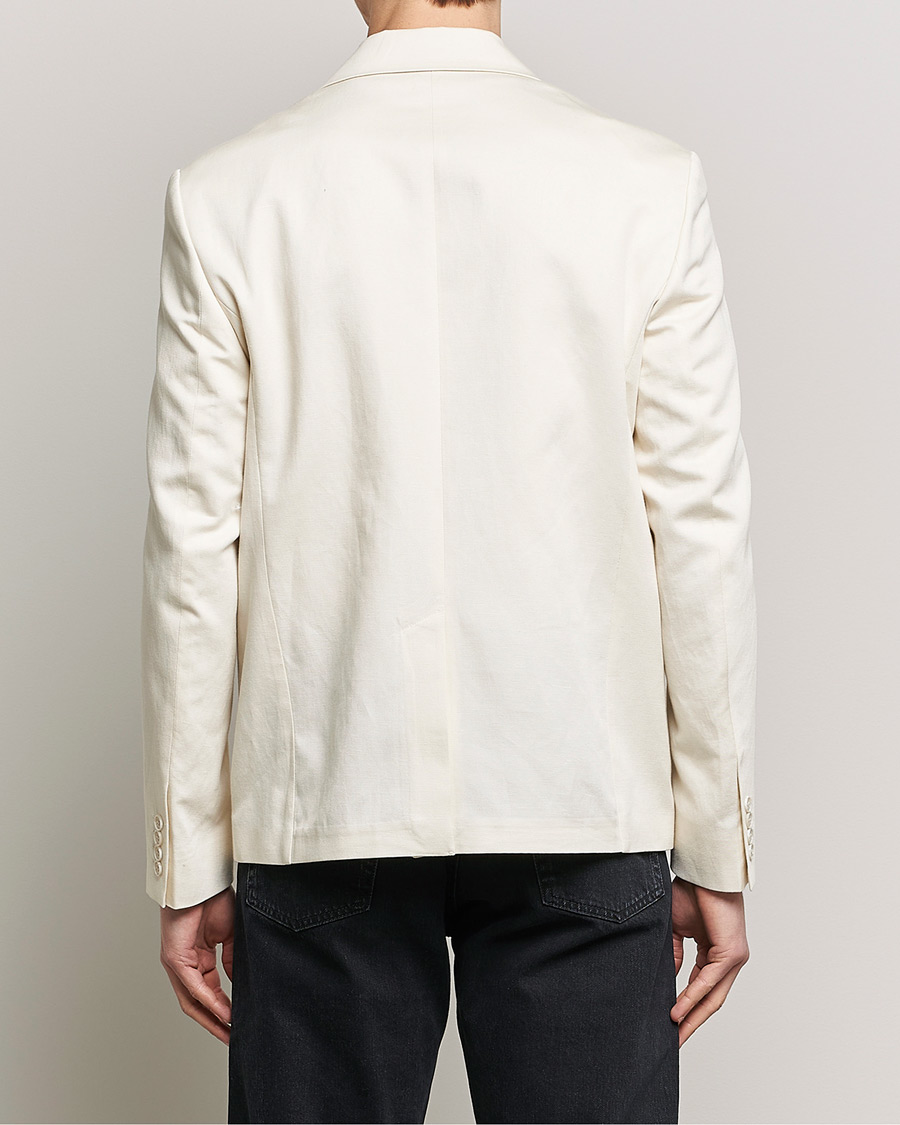 Herre | Dressjakker | Filippa K | Cotton Linen Blazer Bone White