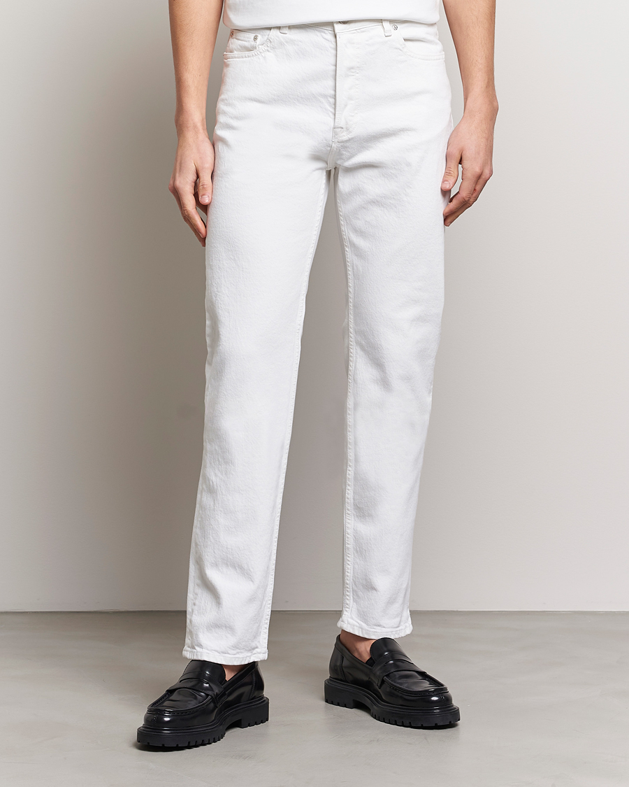Herre | Hvite jeans | Filippa K | Classic Straight Jeans Washed White