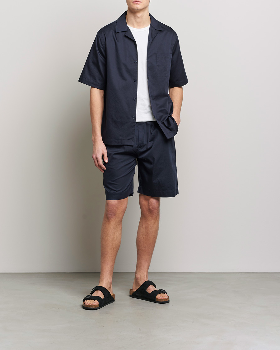 Herre | Skjorter | Filippa K | Lounge Short Sleeve Shirt Night Blue