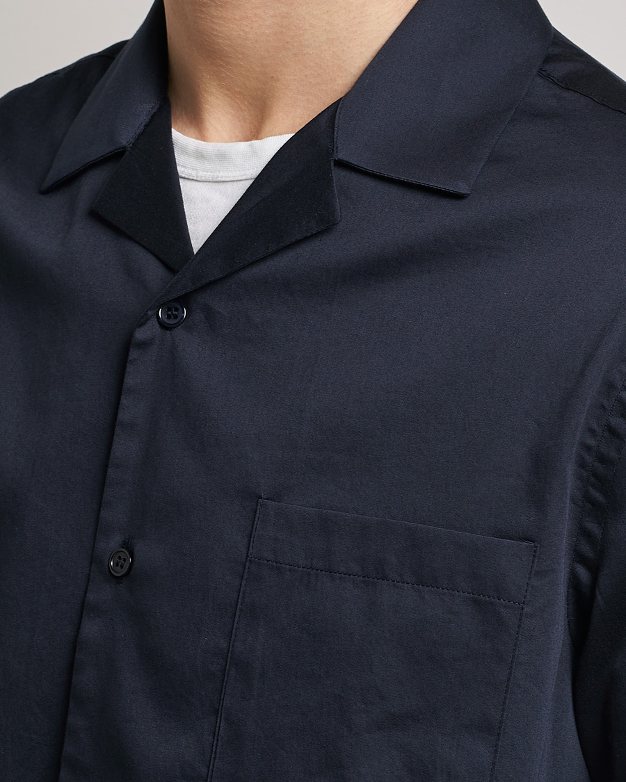 Herre | Skjorter | Filippa K | Lounge Short Sleeve Shirt Night Blue
