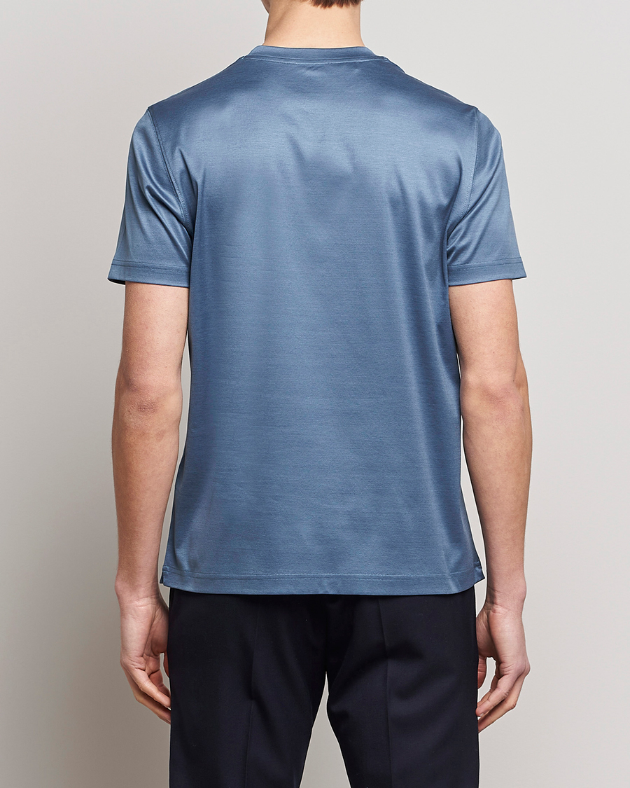 Herre | T-Shirts | Eton | Filo Di Scozia T-Shirt Gray