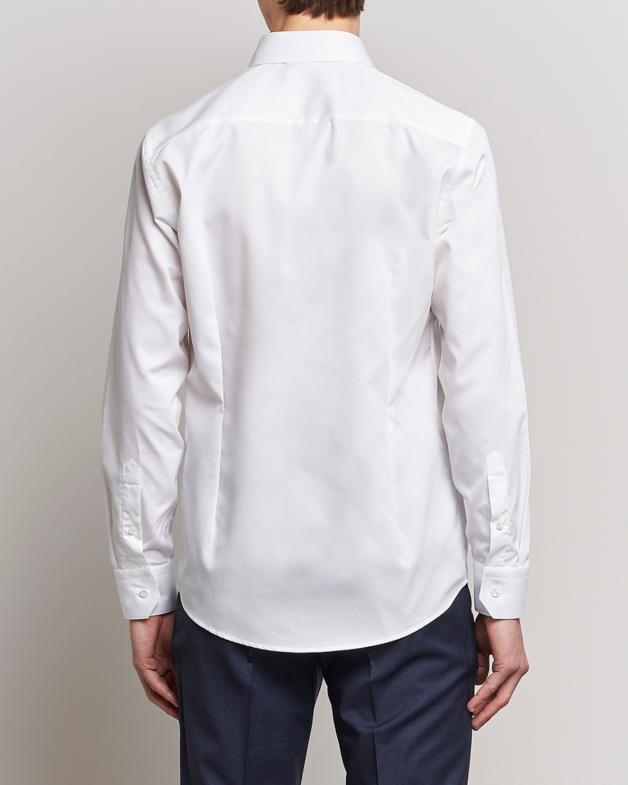 Herre | Skjorter | Eton | Fine Pique Shirt White