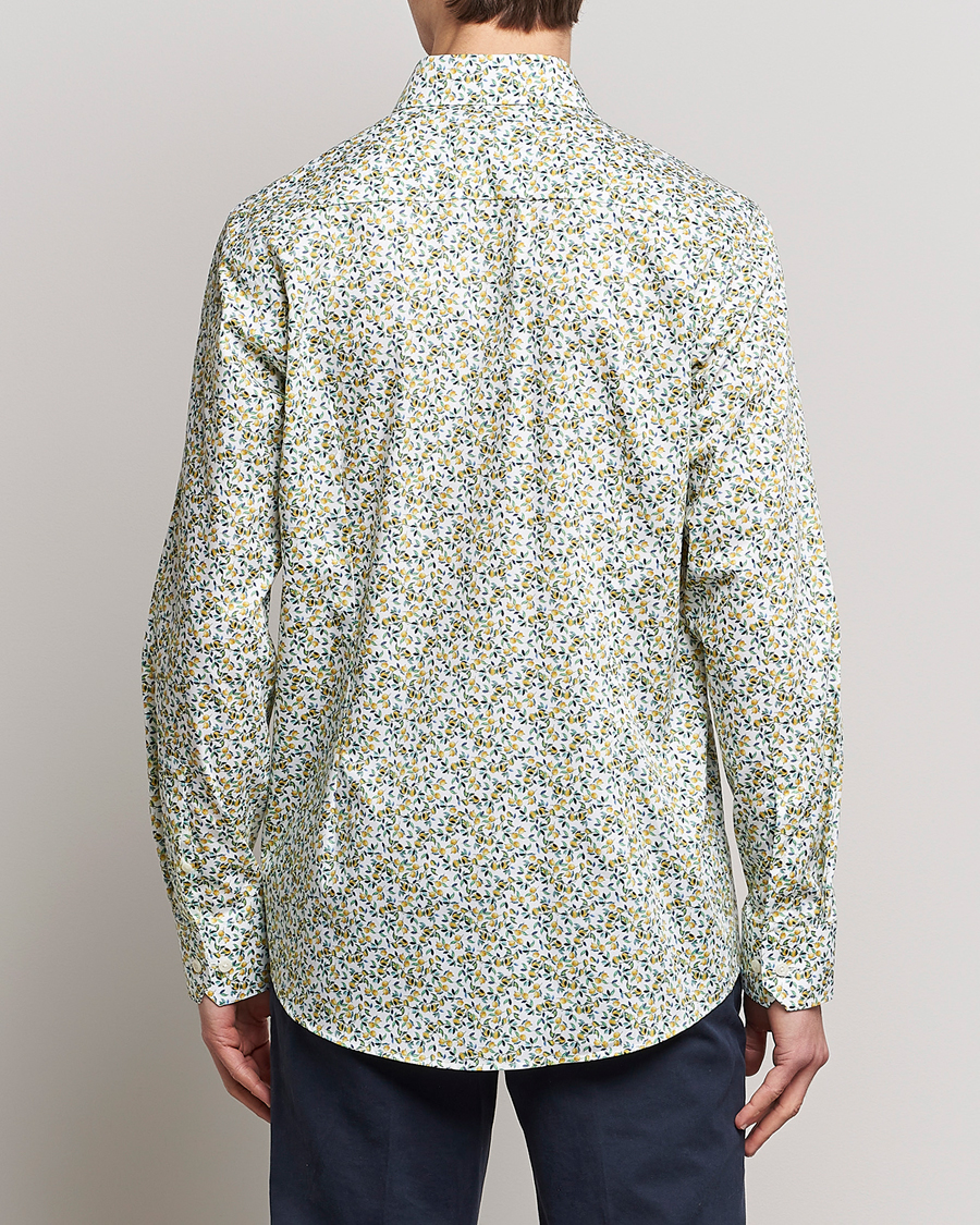 Herre | Skjorter | Eton | Signature Twill Contemporary Fit Shirt Lemon Print