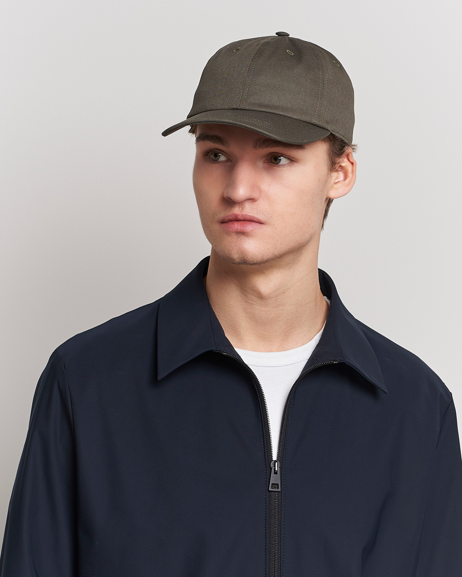 Herre |  | Eton | Cotton Baseball Cap Green