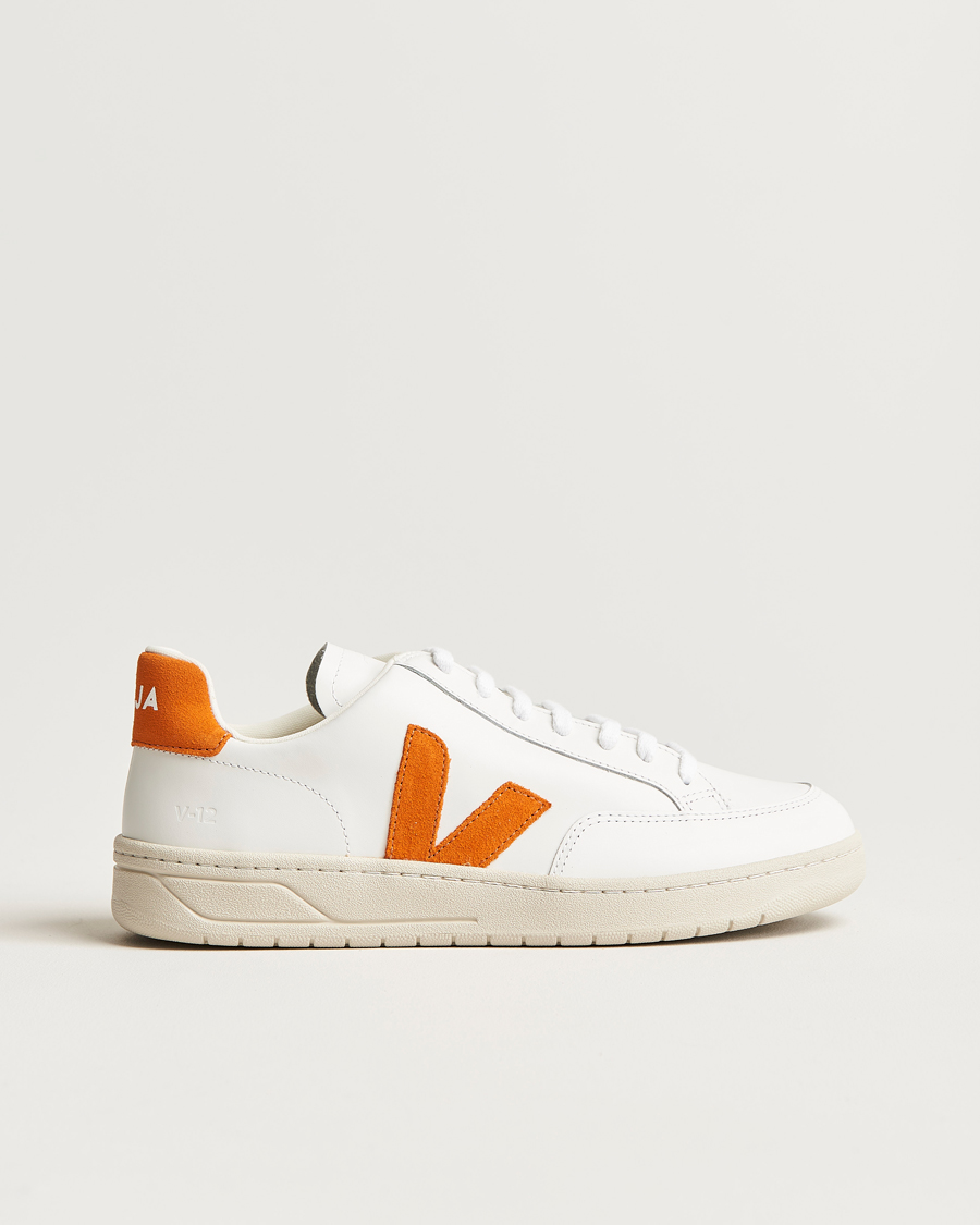 Herre | Sneakers | Veja | V-12 Sneaker Extra White/Pumpkin