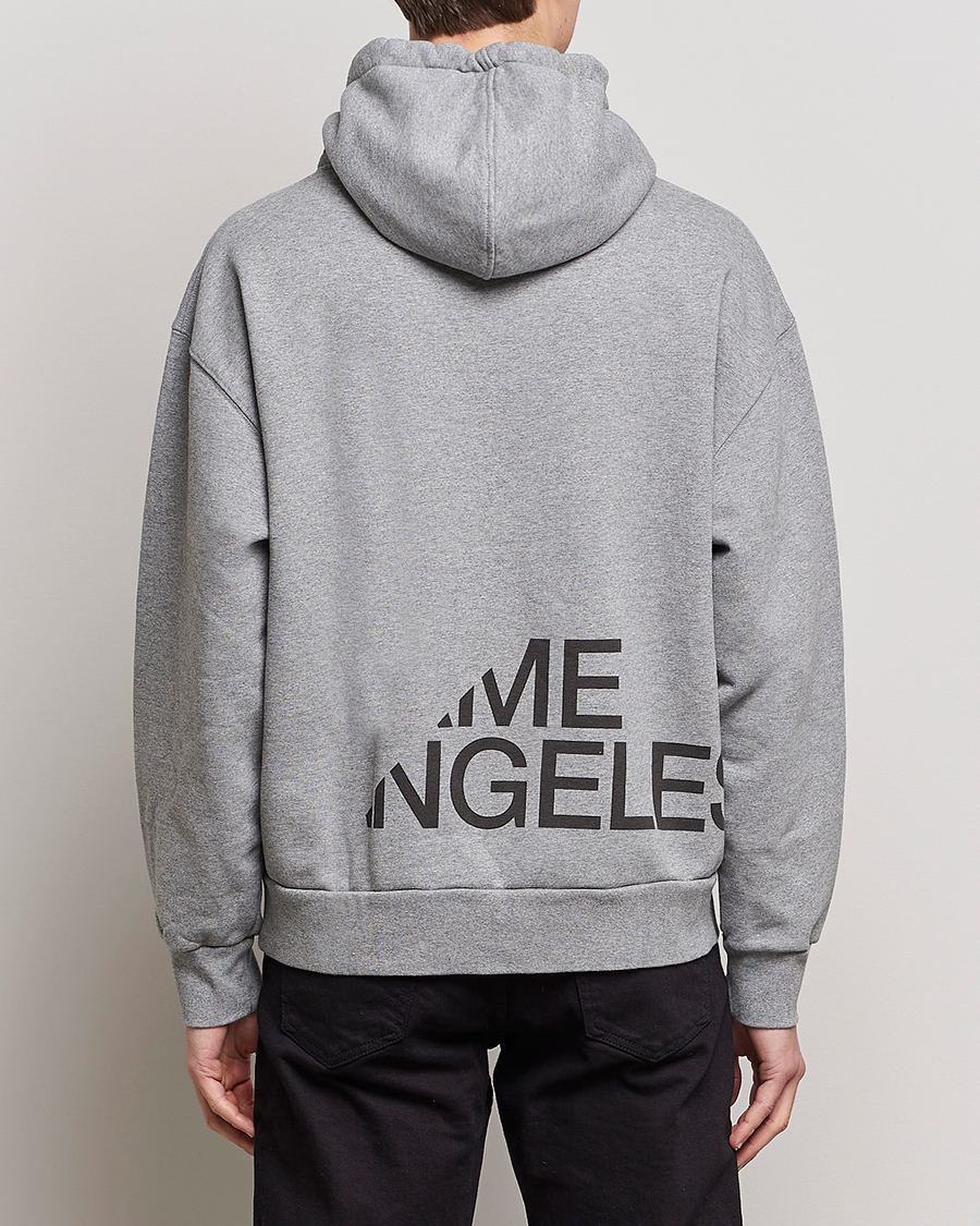 Herre | Gensere | FRAME | Logo Hoodie Grey Melange