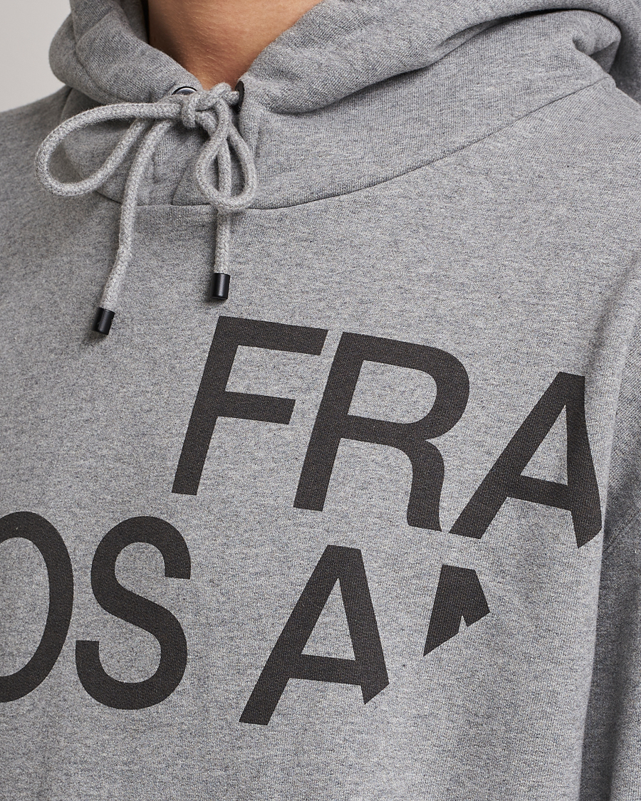 Herre | Gensere | FRAME | Logo Hoodie Grey Melange