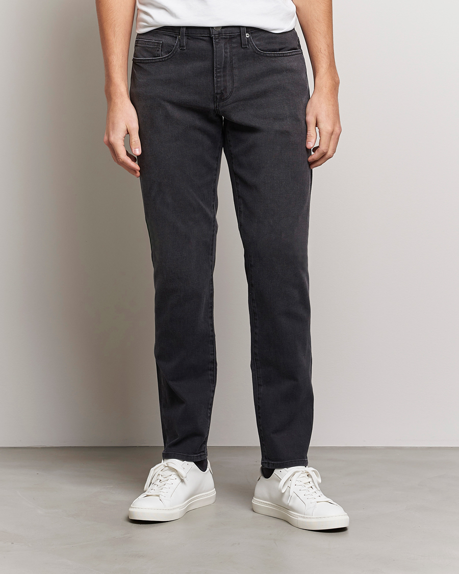 Herre | Business & Beyond | FRAME | L´Homme Slim Stretch Jeans Fade To Grey