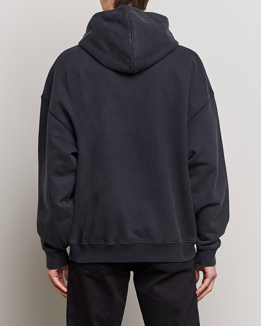 Herre | Gensere | FRAME | Faded Washed Coton Hoodie Black