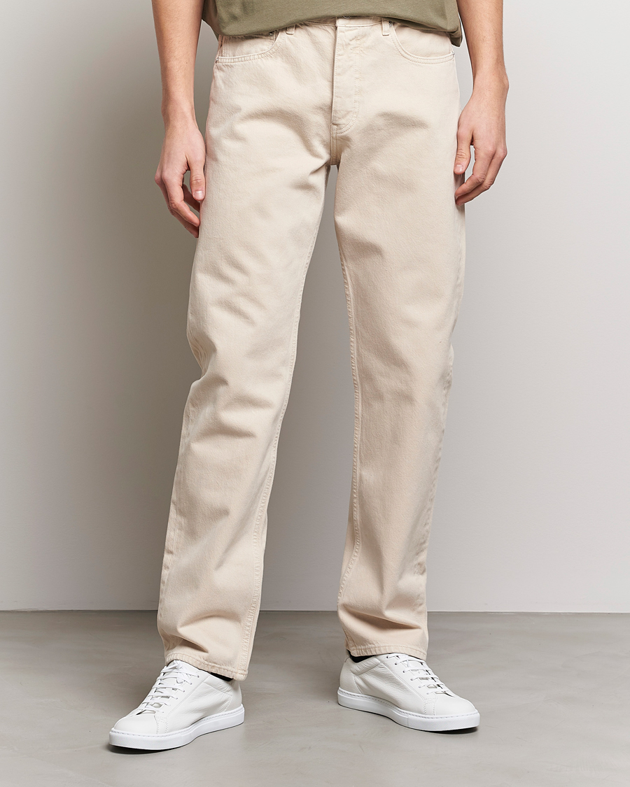 Herre | Jeans | FRAME | The Straight Jean White Beige
