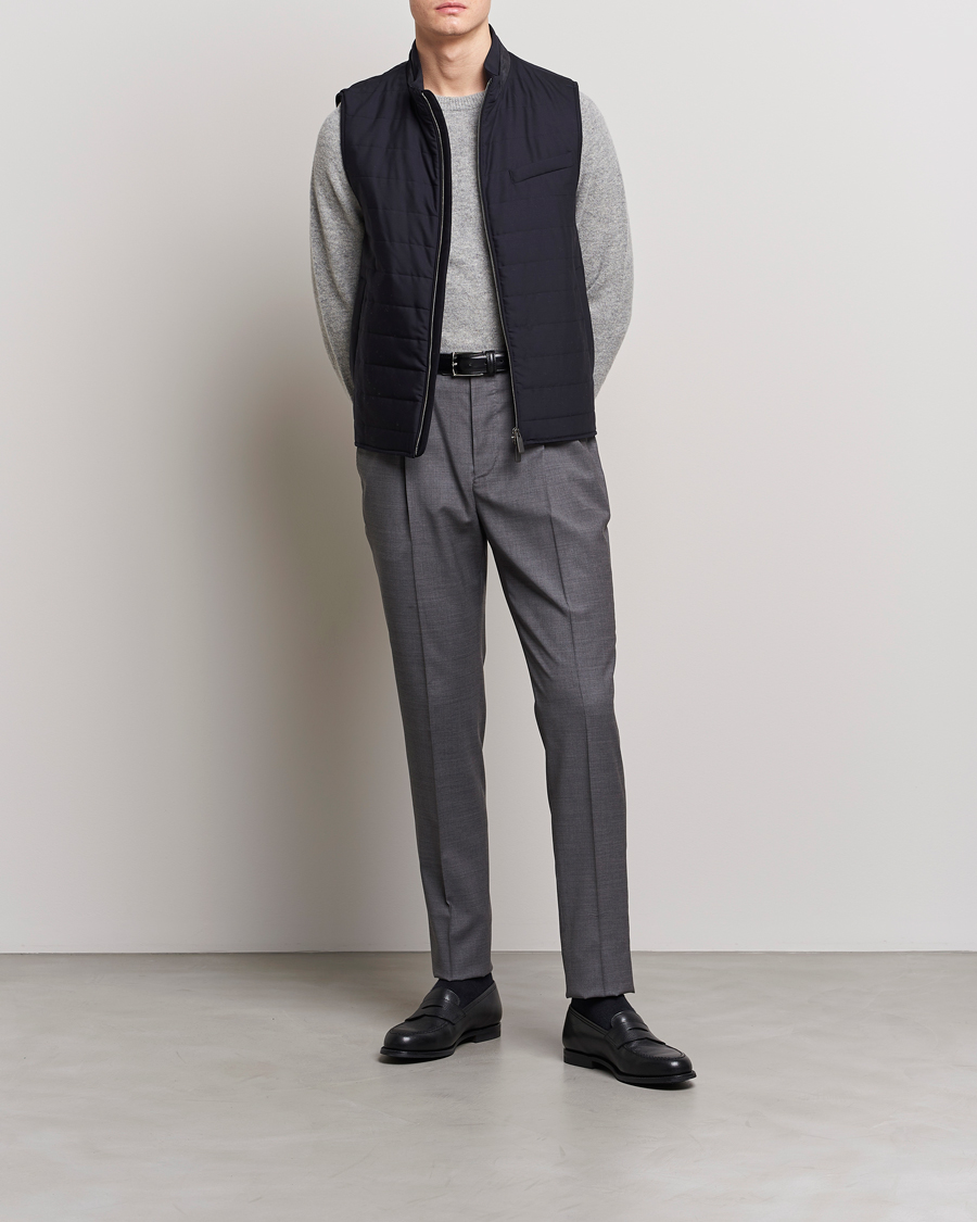 Herre | Vester | Canali | Impeccabile Padded Gilet Navy