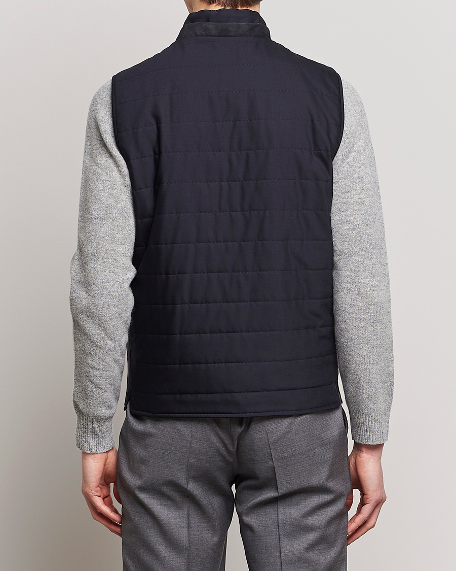 Herre | Vester | Canali | Impeccabile Padded Gilet Navy