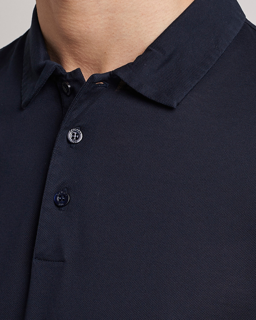 Herre | Pikéer | Canali | Short Sleeve Polo Pique Navy