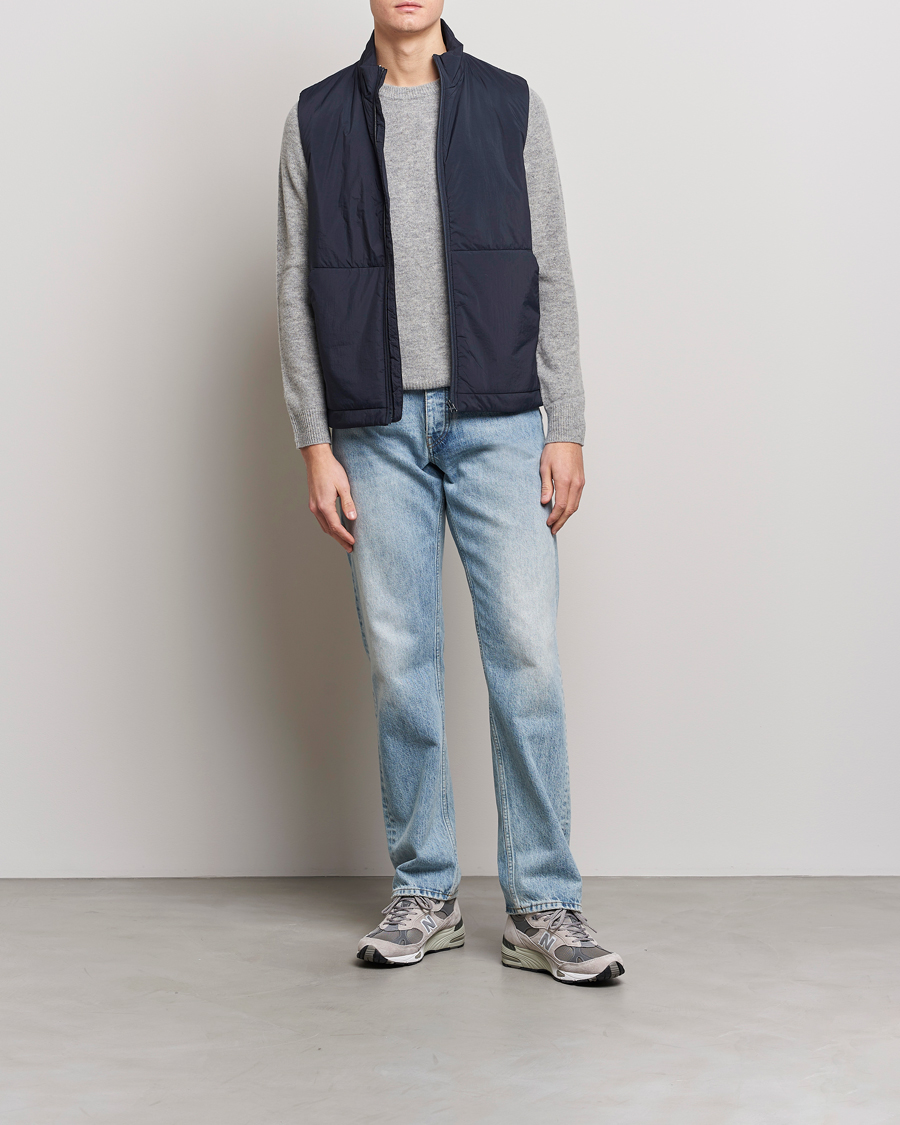 Herre | Vester | NN07 | Verve Padded Waistcoat Navy Blue