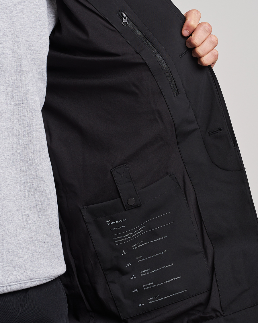 Herre | Jakker | NN07 | Kim Waterproof Car Coat Black