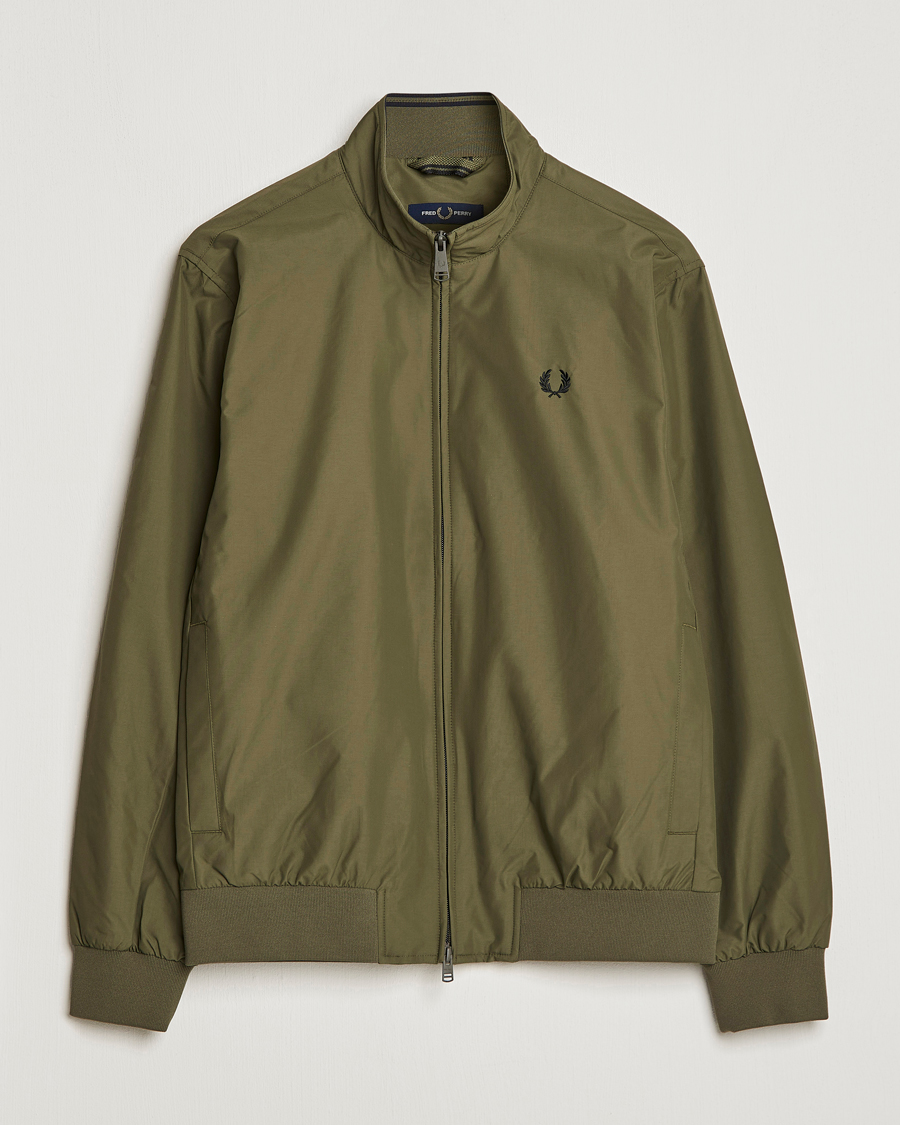 Herre | Jakker | Fred Perry | Brentham Jacket Uniform Green