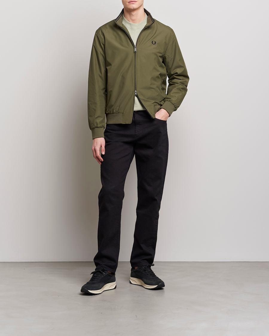 Herre | Jakker | Fred Perry | Brentham Jacket Uniform Green