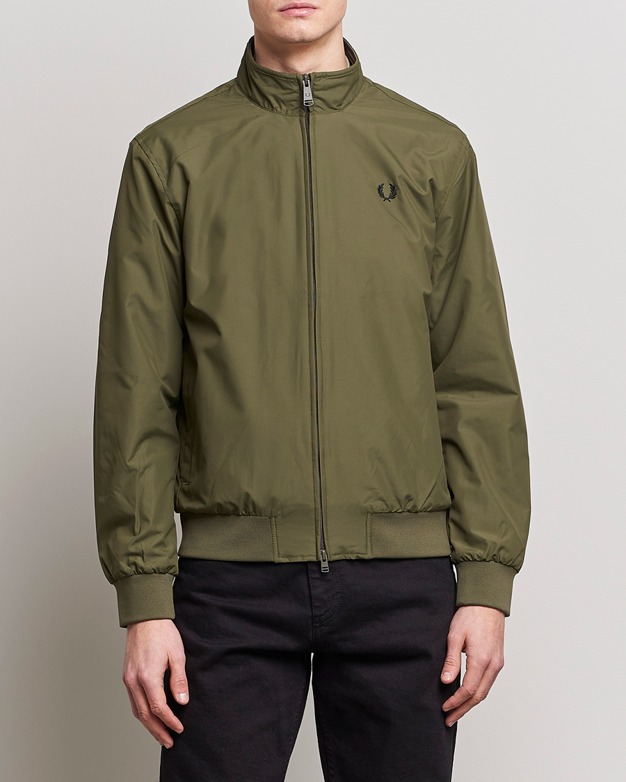 Herre | Jakker | Fred Perry | Brentham Jacket Uniform Green