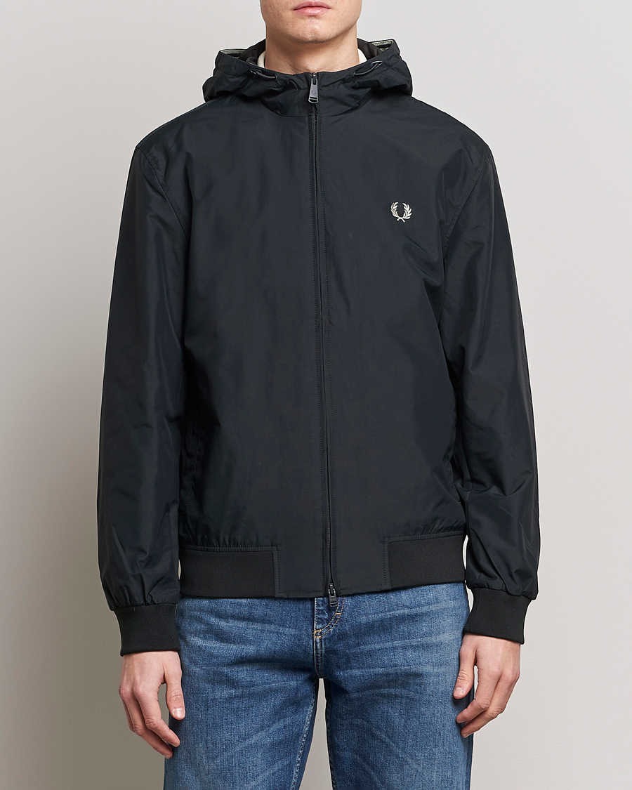 Herre |  | Fred Perry | Hooded Brentham Jacket Night Green