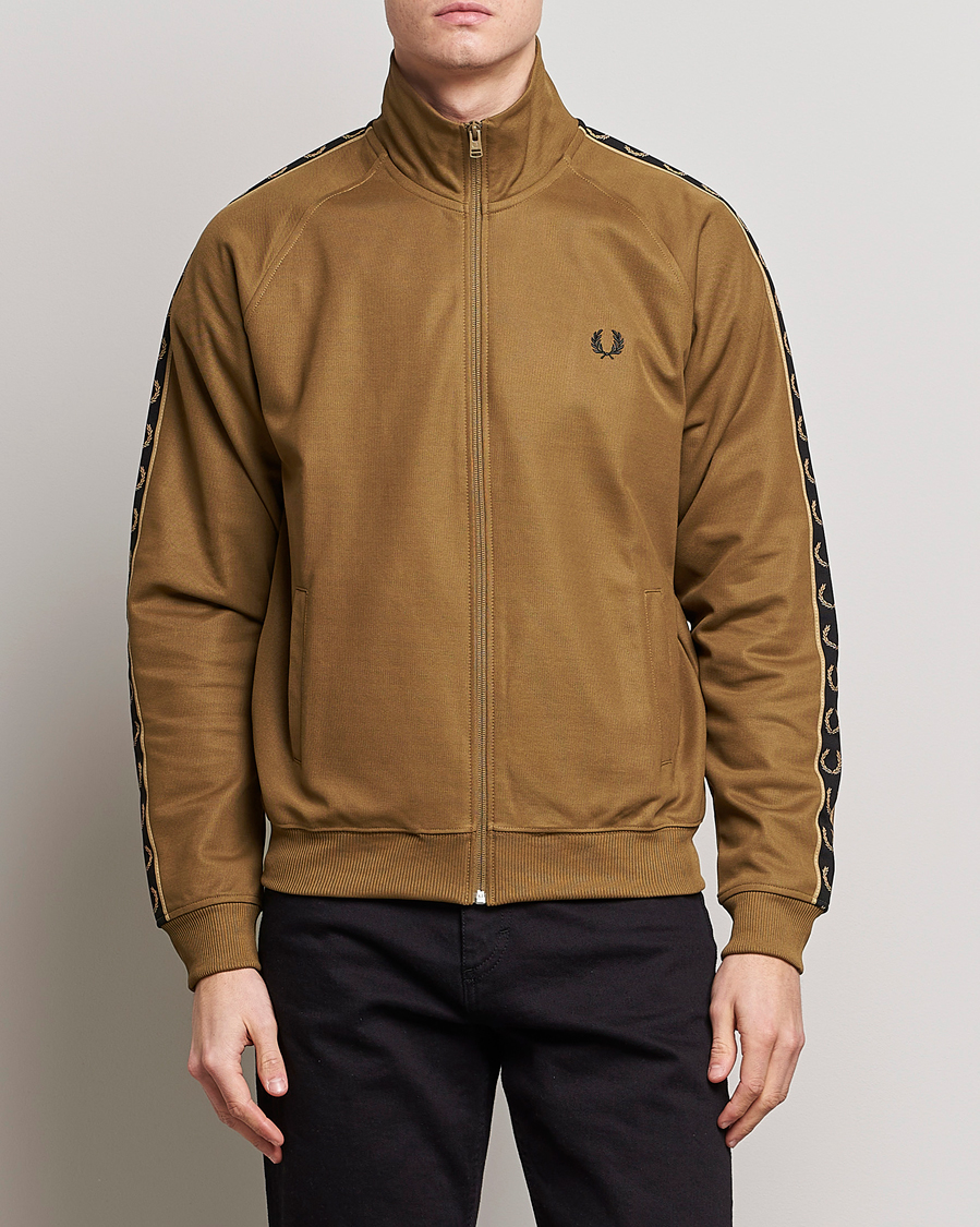 Herre |  | Fred Perry | Taped Track Jacket Shaded Stone