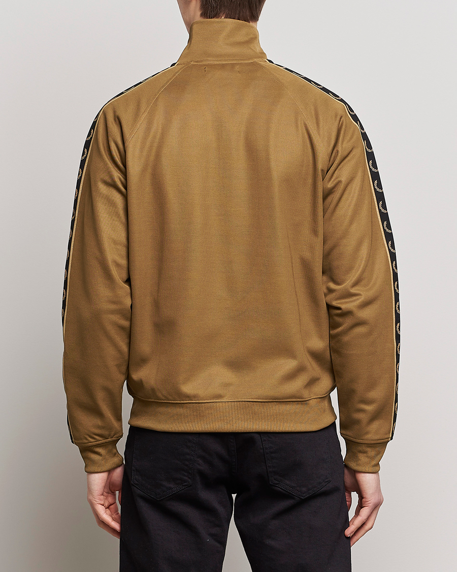 Herre | Gensere | Fred Perry | Taped Track Jacket Shaded Stone