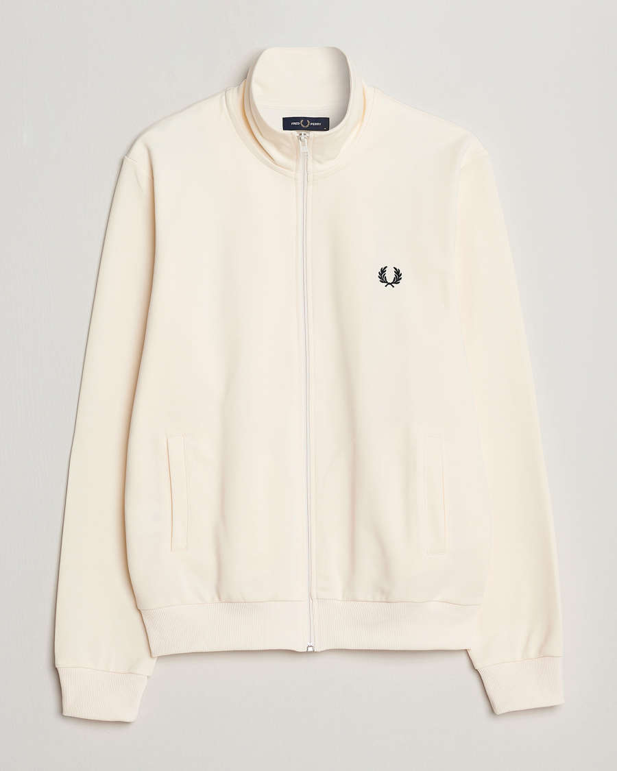 Herre | Gensere | Fred Perry | Track Jacket Ecru