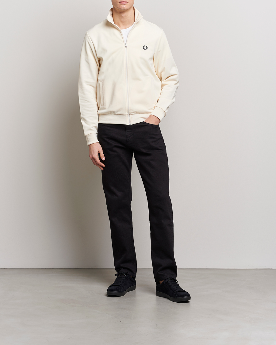 Herre | Gensere | Fred Perry | Track Jacket Ecru