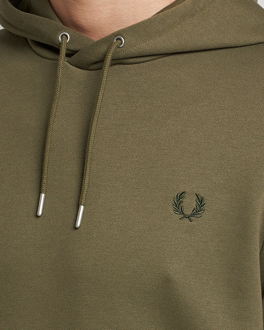 Herre | Gensere | Fred Perry | Tipped Hooded Sweatshirt Unifrom Green