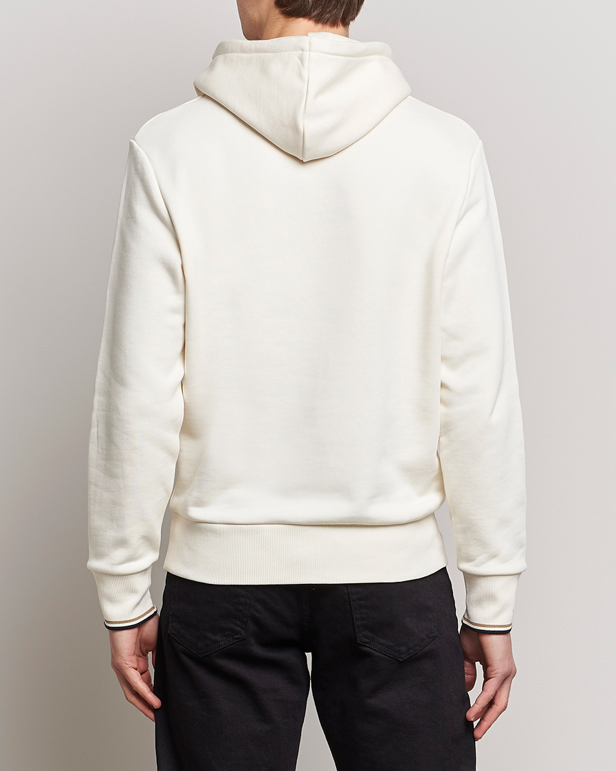 Herre | Gensere | Fred Perry | Tipped Hooded Sweatshirt Ecru