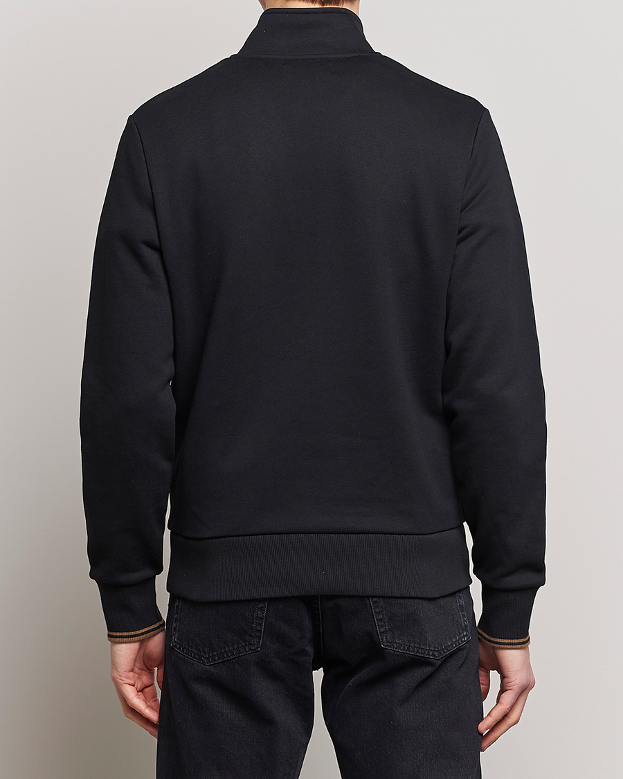 Herre | Gensere | Fred Perry | Half Zip Sweatshirt Black