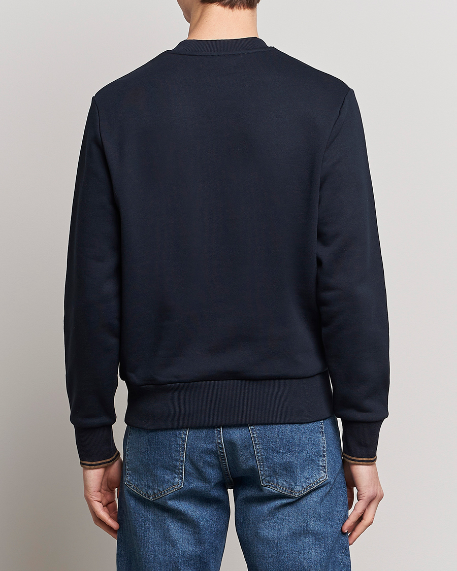 Herre | Gensere | Fred Perry | Crew Neck Sweatshirt Navy
