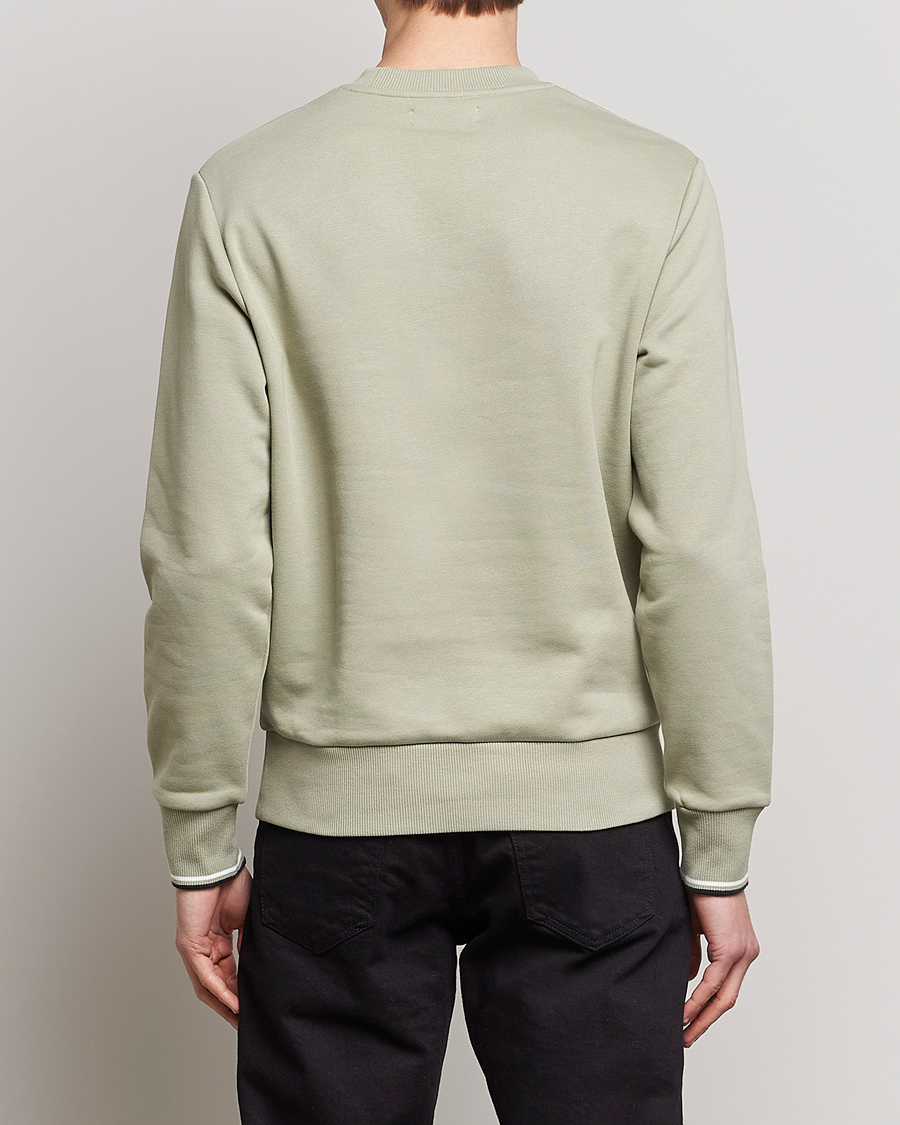Herre | Gensere | Fred Perry | Crew Neck Sweatshirt Sea Gras