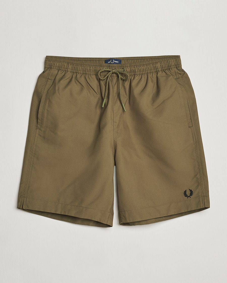 Herre | Badeshorts | Fred Perry | Classic Swimshorts Uniform Green